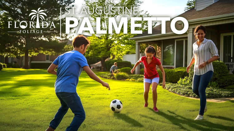 St. Augustine Palmetto | Live Extra Large Grass Plugs | Drought, Salt & Shade Tolerant Turf Sod
