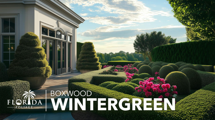 Winter Green Korean Boxwood | Live Plants | Buxus Microphylla | Fast Growing Cold Hardy Formal Evergreen Shrub