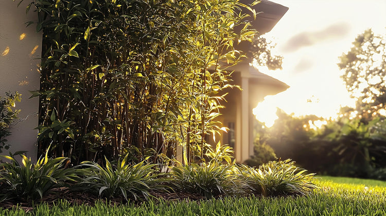 Golden Goddess Hedge Bamboo Plant | Live Plants | Bambusa Multiplex | 6 Inch Pot | Non|invasive Clumping