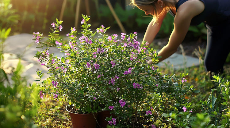 Mexican Heather Purple | Live Seedlings | Cuphea Hyssopifolia | Flowering Ground Cover | Heat|Tolerant Garden Plants