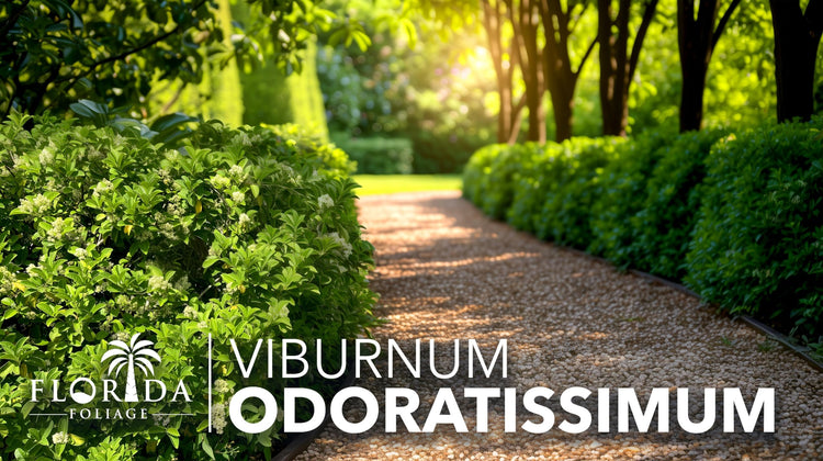 Viburnum Odoratissimum | Live Plants | Viburnum odoratissimum | Fast Growing Privacy Hedge | Evergreen Screening Shrub