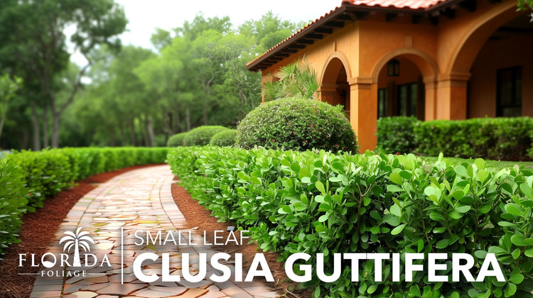 Clusia Guttifera Small Leaf | Live Plants | Clusia guttifera | Privacy Hedge Plants | Evergreen Shrub for Tropical Landscaping
