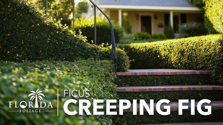 Creeping Fig Vine | Live Plants | Ficus Pumila | Fast|Growing Ground Cover | Evergreen Climbing Vine for Walls & Trellises