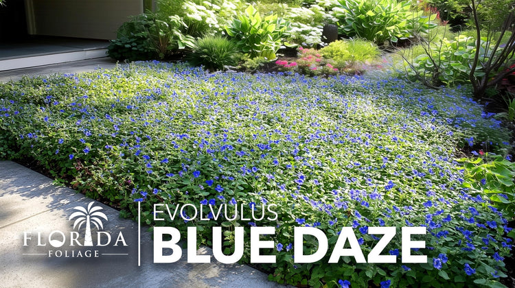 Blue Daze | Live Plants | Evolvulus glomeratus | Heat Tolerant Ground Cover | Year|Round Flowering Plant for Gardens & Landscapes